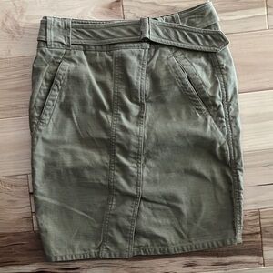LOFT Khaki Pencil Skirt